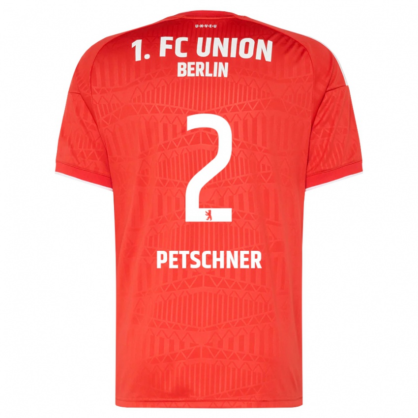 נשים Anton Petschner #2 אדום לבן ג'רזי ביתית 2026/27 חולצה קצרה