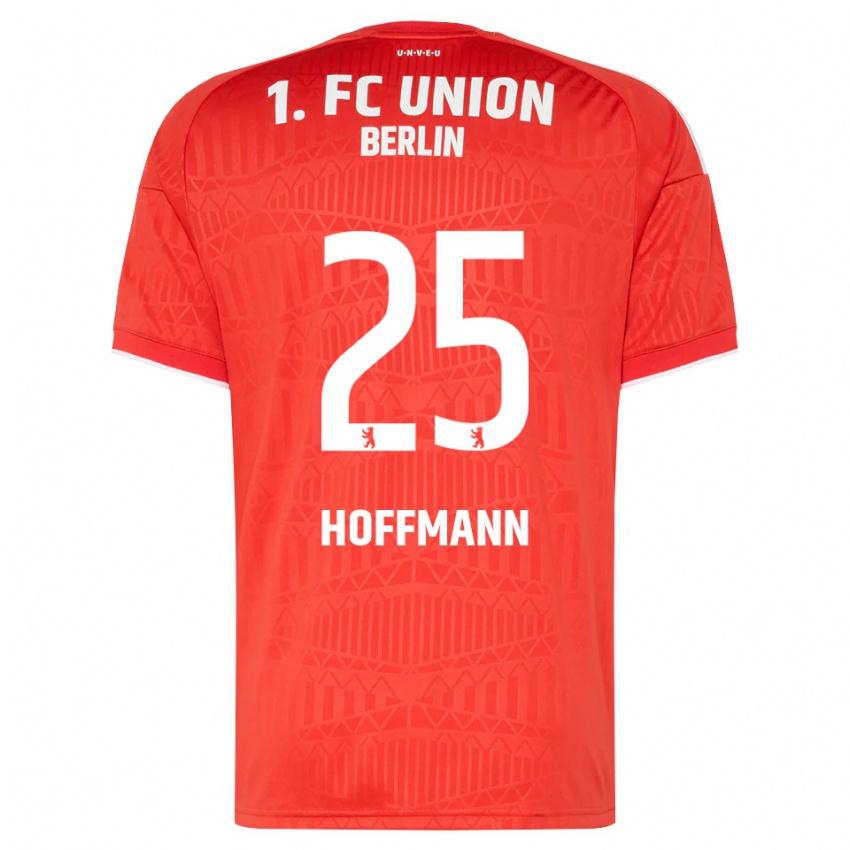 נשים Marwin Hoffmann #25 אדום לבן ג'רזי ביתית 2026/27 חולצה קצרה