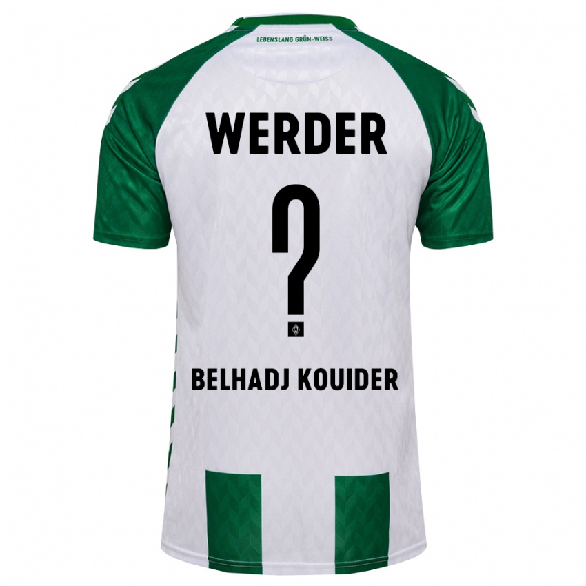 נשים Mahfoud Belhadj Kouider #0 ירוק לבן ג'רזי ביתית 2026/27 חולצה קצרה