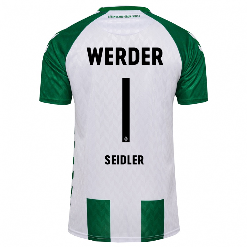 נשים Calvin Seidler #1 ירוק לבן ג'רזי ביתית 2026/27 חולצה קצרה