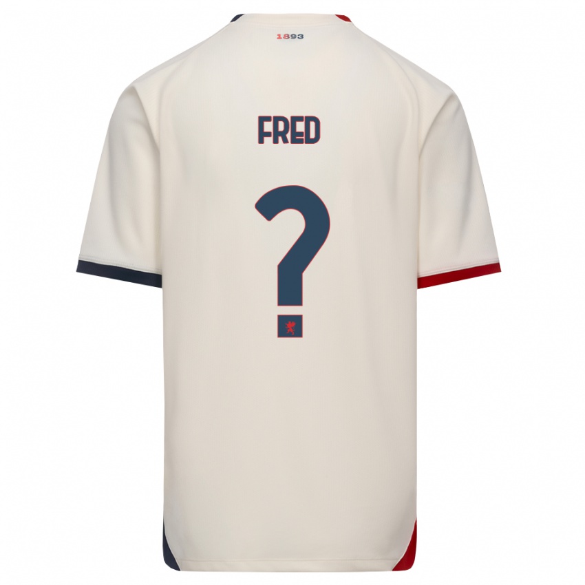 נשים Fred #0 לבן מבריק אדום הרחק ג'רזי 2026/27 חולצה קצרה