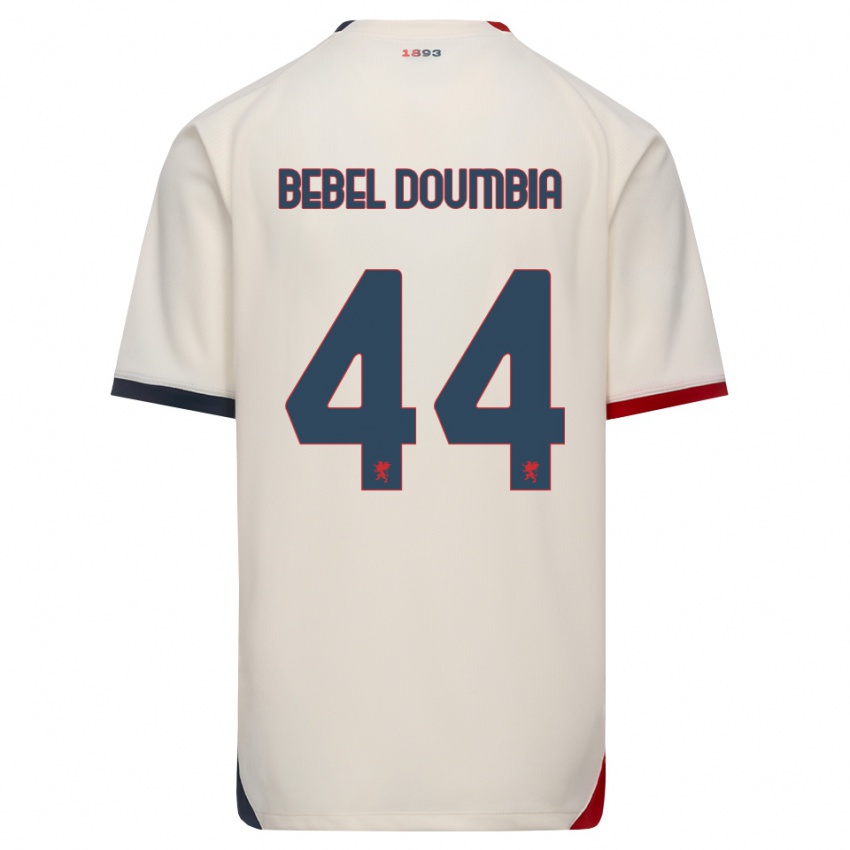 נשים Chec Bebel Doumbia #44 לבן מבריק אדום הרחק ג'רזי 2026/27 חולצה קצרה