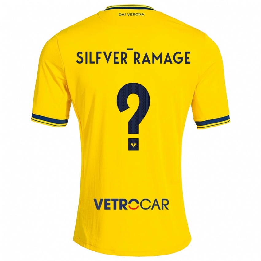 נשים William Silfver-Ramage #0 צהוב אדום הרחק ג'רזי 2026/27 חולצה קצרה