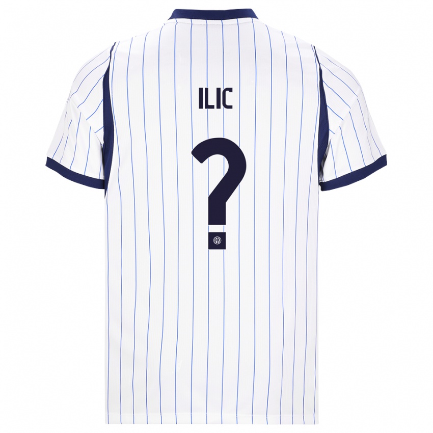 נשים Novak Ilic #0 לבן כחול כהה הרחק ג'רזי 2026/27 חולצה קצרה