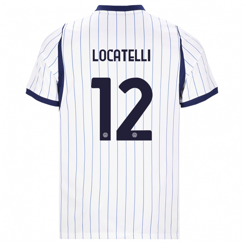נשים Tommaso Locatelli #12 לבן כחול כהה הרחק ג'רזי 2026/27 חולצה קצרה