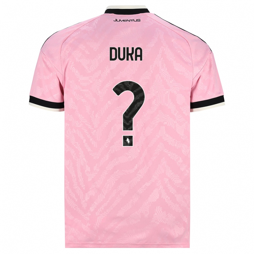 נשים Deni Duka #0 ורוד שחור הרחק ג'רזי 2026/27 חולצה קצרה