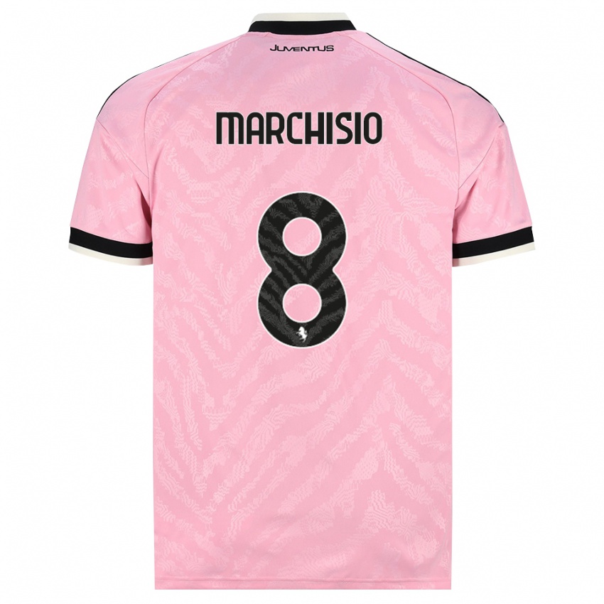 נשים Davide Marchisio #8 ורוד שחור הרחק ג'רזי 2026/27 חולצה קצרה