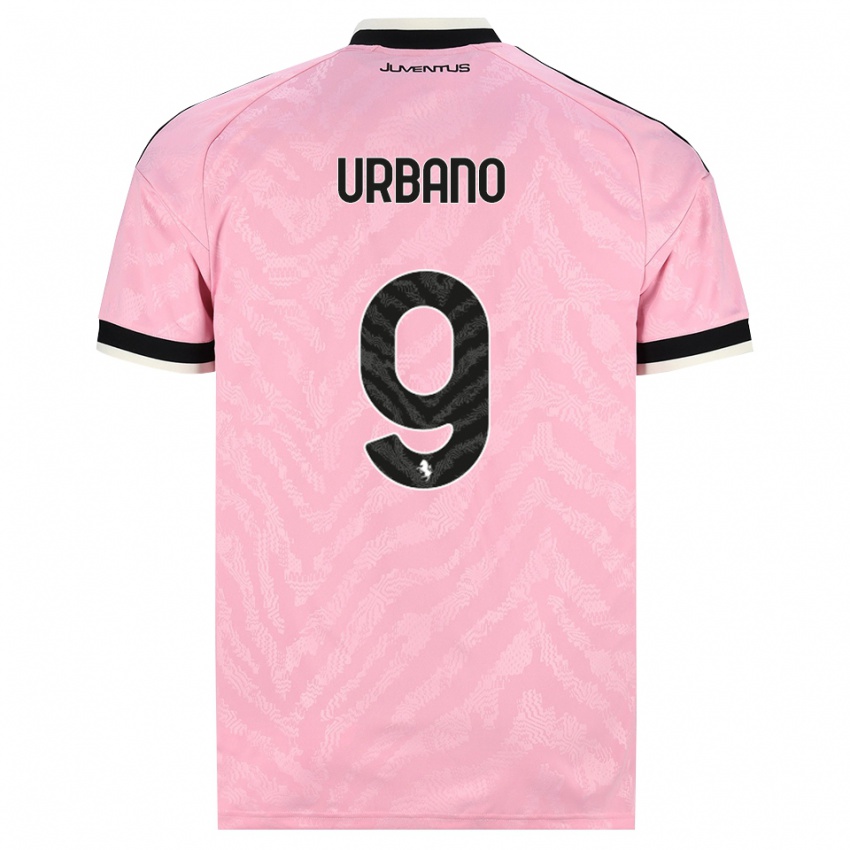 נשים Giacomo Urbano #9 ורוד שחור הרחק ג'רזי 2026/27 חולצה קצרה