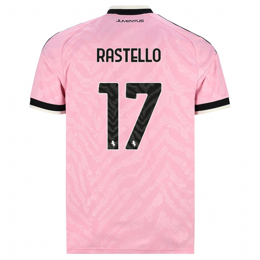 נשים Edoardo Rastello #17 ורוד שחור הרחק ג'רזי 2026/27 חולצה קצרה