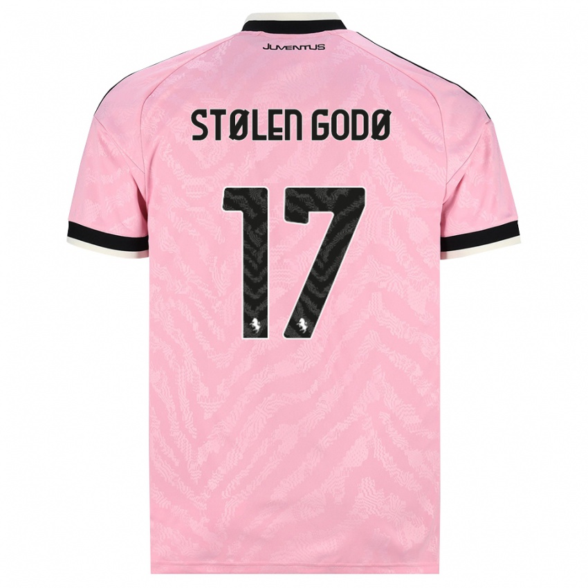 נשים Emma Stølen Godø #17 ורוד שחור הרחק ג'רזי 2026/27 חולצה קצרה