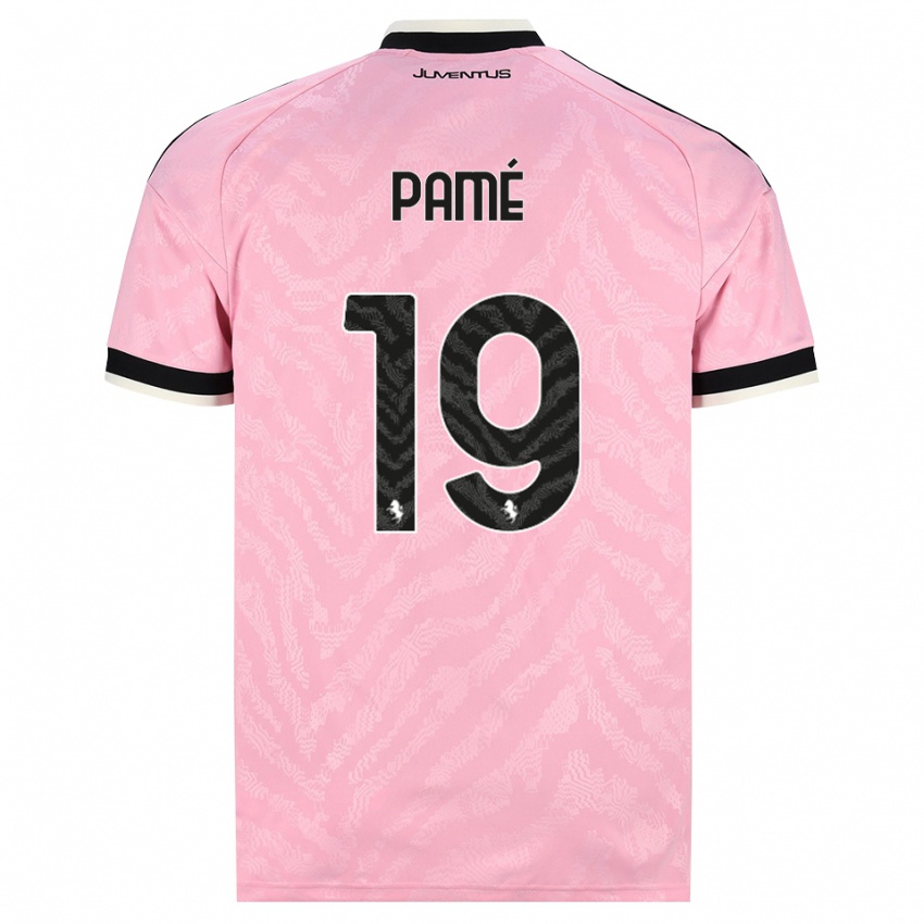 נשים Mamadou Pamé #19 ורוד שחור הרחק ג'רזי 2026/27 חולצה קצרה