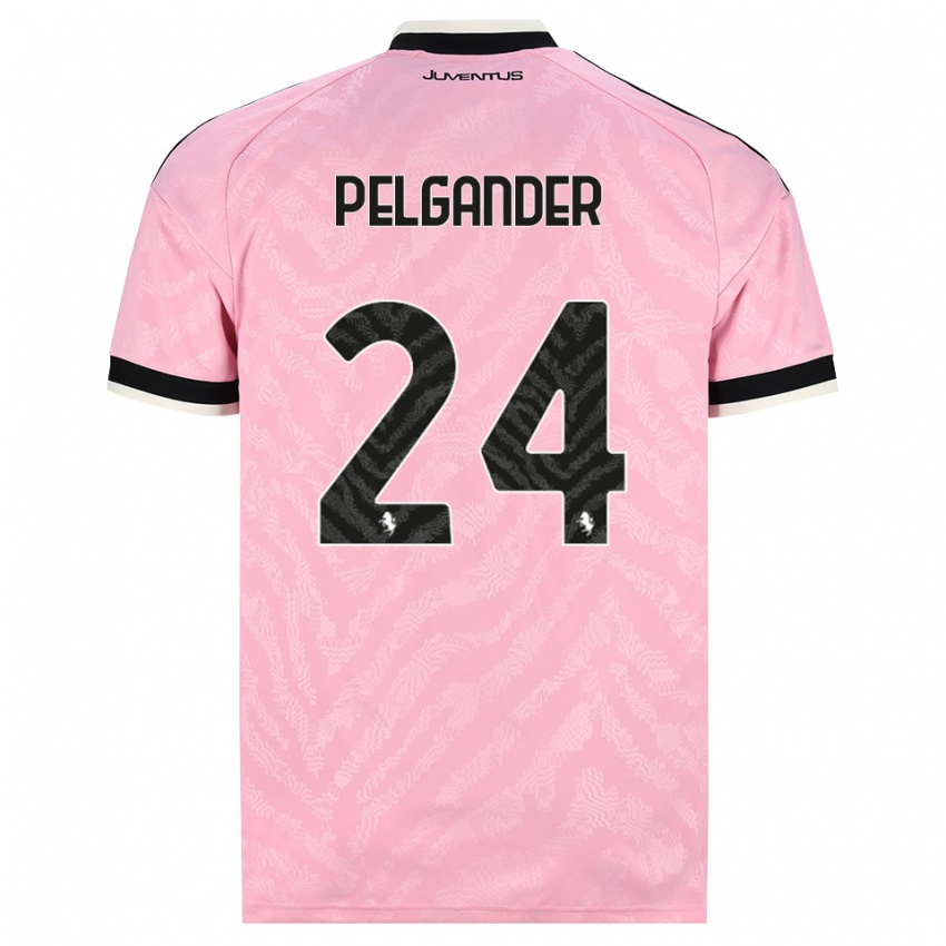 נשים Elsa Pelgander #24 ורוד שחור הרחק ג'רזי 2026/27 חולצה קצרה