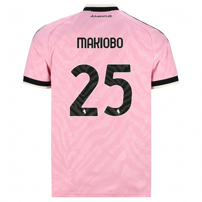 נשים Grady Makiobo #25 ורוד שחור הרחק ג'רזי 2026/27 חולצה קצרה