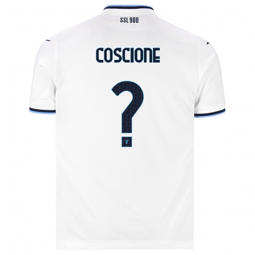 נשים Guido Coscione #0 לבן כחול כהה הרחק ג'רזי 2026/27 חולצה קצרה