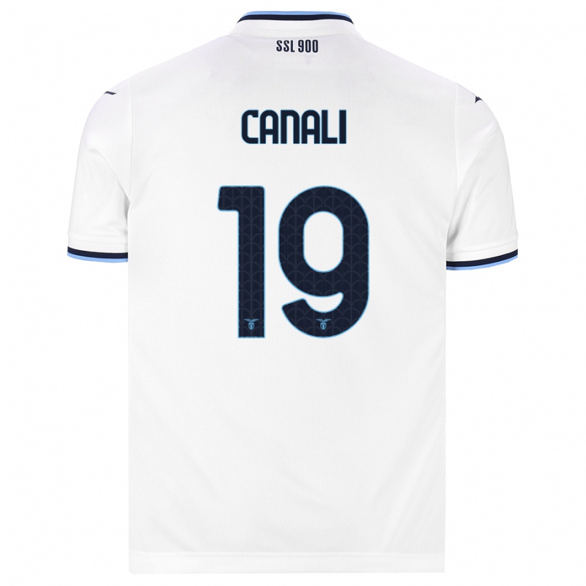 נשים Giorgio Canali #19 לבן כחול כהה הרחק ג'רזי 2026/27 חולצה קצרה