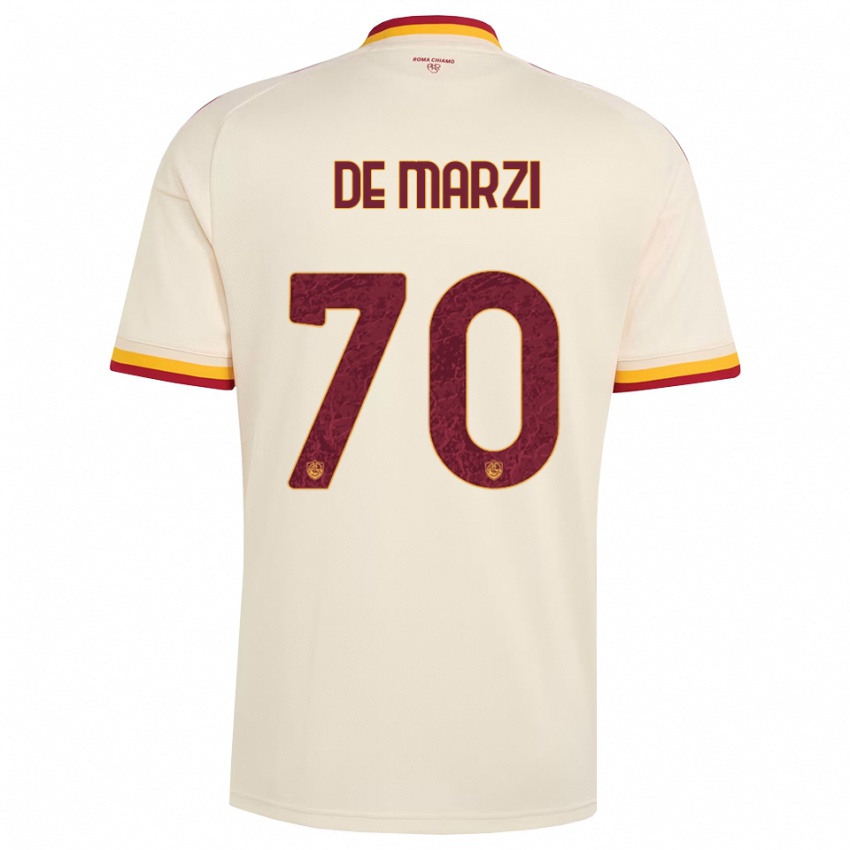 נשים Giorgio De Marzi #70 שמפניה אדום צהוב הרחק ג'רזי 2026/27 חולצה קצרה