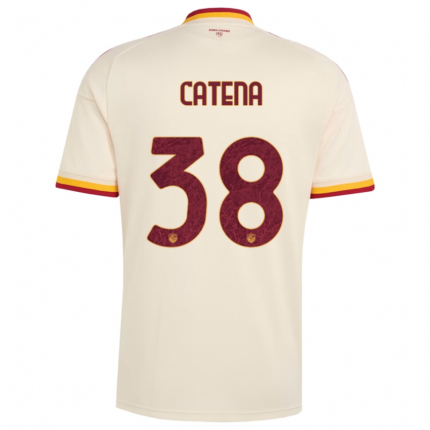 נשים Giada Catena #38 שמפניה אדום צהוב הרחק ג'רזי 2026/27 חולצה קצרה
