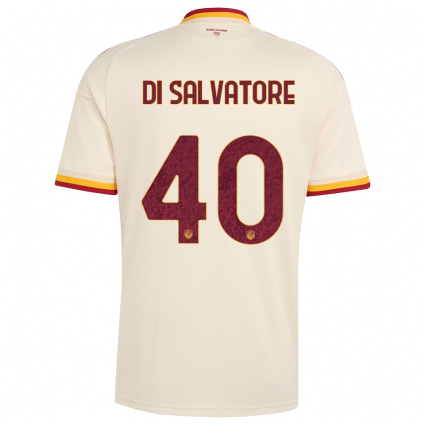 נשים Diego Di Salvatore #40 שמפניה אדום צהוב הרחק ג'רזי 2026/27 חולצה קצרה