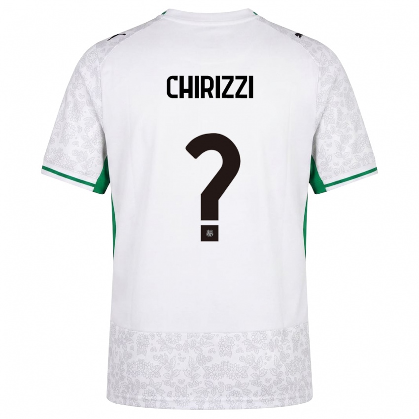 נשים Antonio Chirizzi #0 לבן שחור ירוק הרחק ג'רזי 2026/27 חולצה קצרה