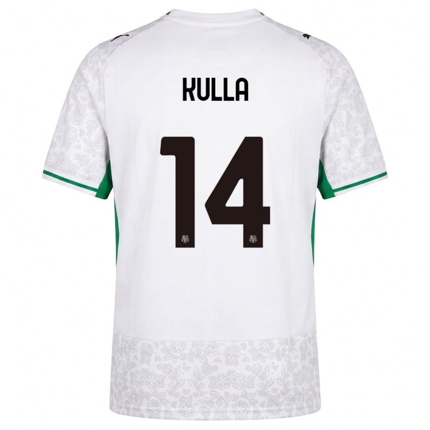 נשים Gabriel Kulla #14 לבן שחור ירוק הרחק ג'רזי 2026/27 חולצה קצרה
