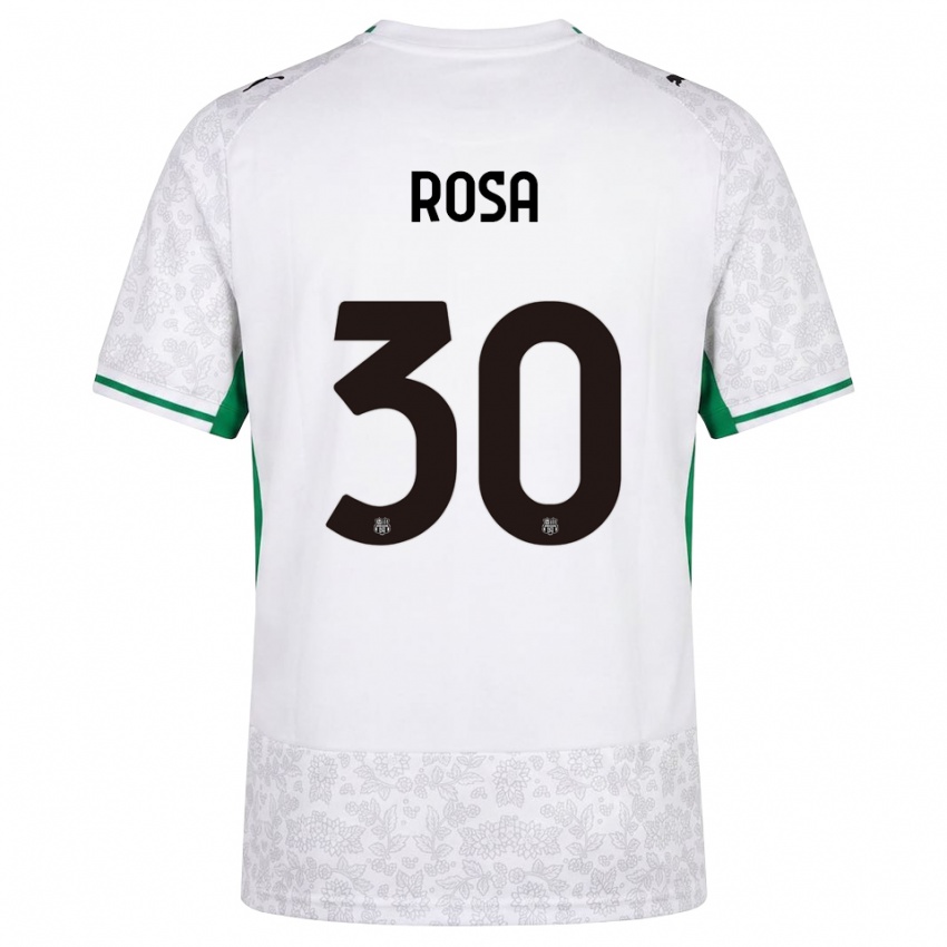 נשים Enrico Rosa #30 לבן שחור ירוק הרחק ג'רזי 2026/27 חולצה קצרה