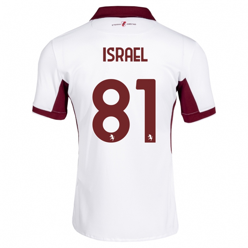 נשים פרנקו ישראל #81 בורדו לבן אדום הרחק ג'רזי 2026/27 חולצה קצרה
