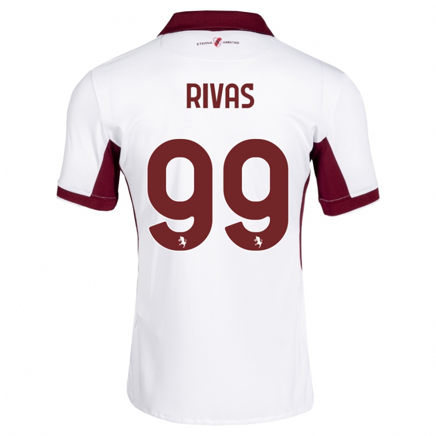 נשים Feder Rivas #99 בורדו לבן אדום הרחק ג'רזי 2026/27 חולצה קצרה