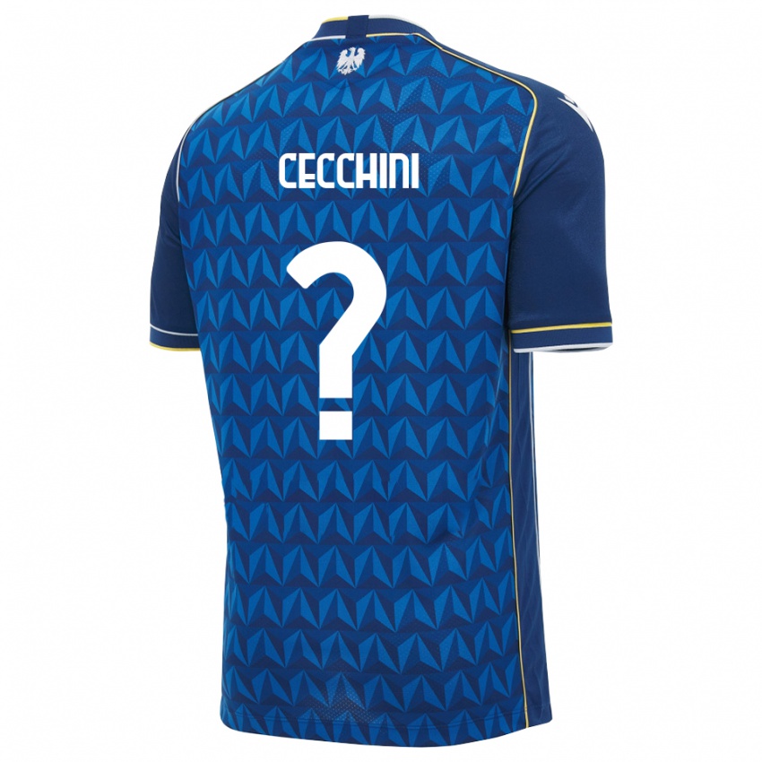 נשים Giorgio Cecchini #0 כחול מלכותי כחול הרחק ג'רזי 2026/27 חולצה קצרה
