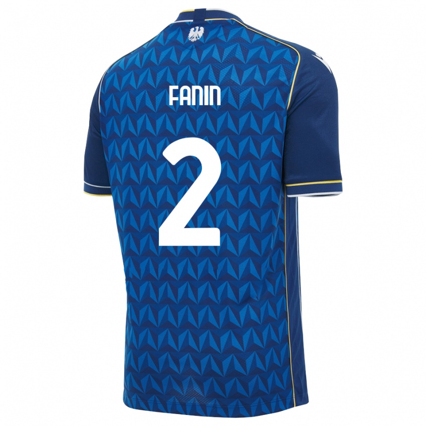 נשים Alessandro Fanin #2 כחול מלכותי כחול הרחק ג'רזי 2026/27 חולצה קצרה
