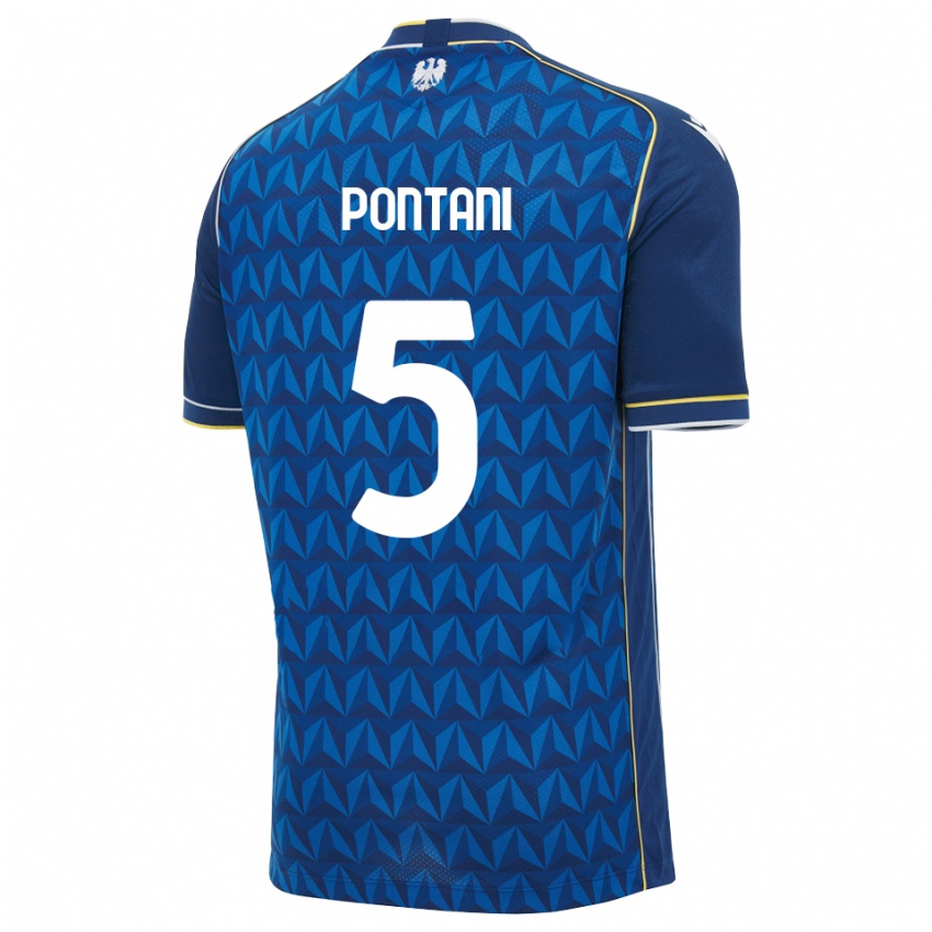 נשים Leonardo Pontani #5 כחול מלכותי כחול הרחק ג'רזי 2026/27 חולצה קצרה