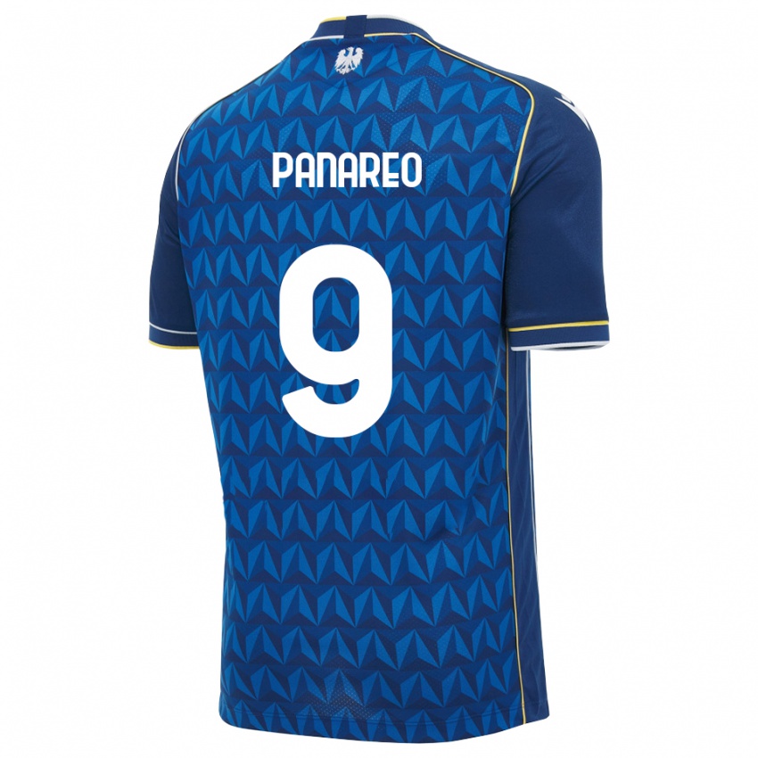 נשים Pierpaolo Panareo #9 כחול מלכותי כחול הרחק ג'רזי 2026/27 חולצה קצרה