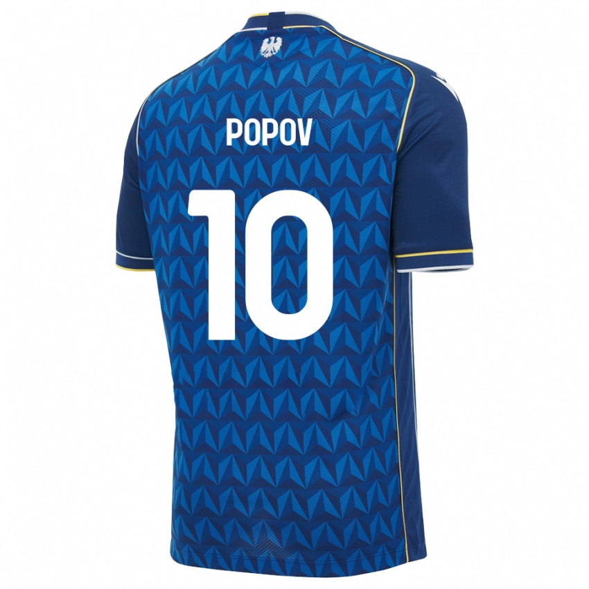 נשים Nikolay Popov #10 כחול מלכותי כחול הרחק ג'רזי 2026/27 חולצה קצרה