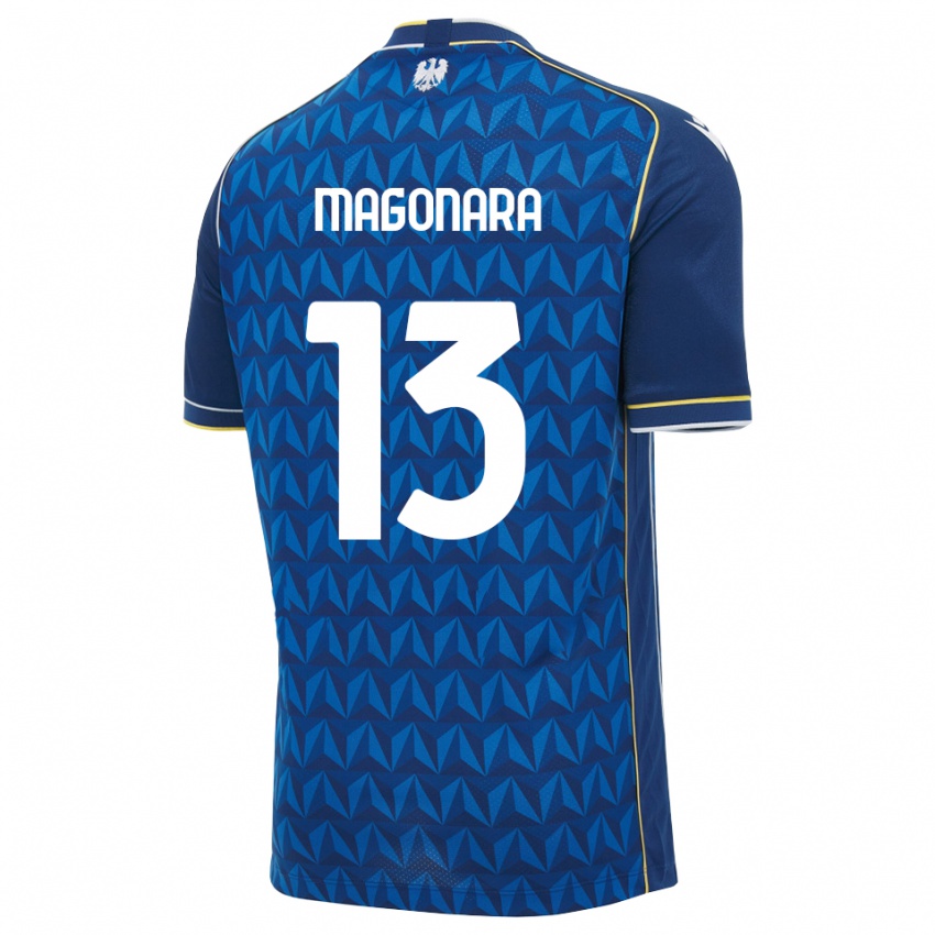 נשים Matteo Magonara #13 כחול מלכותי כחול הרחק ג'רזי 2026/27 חולצה קצרה