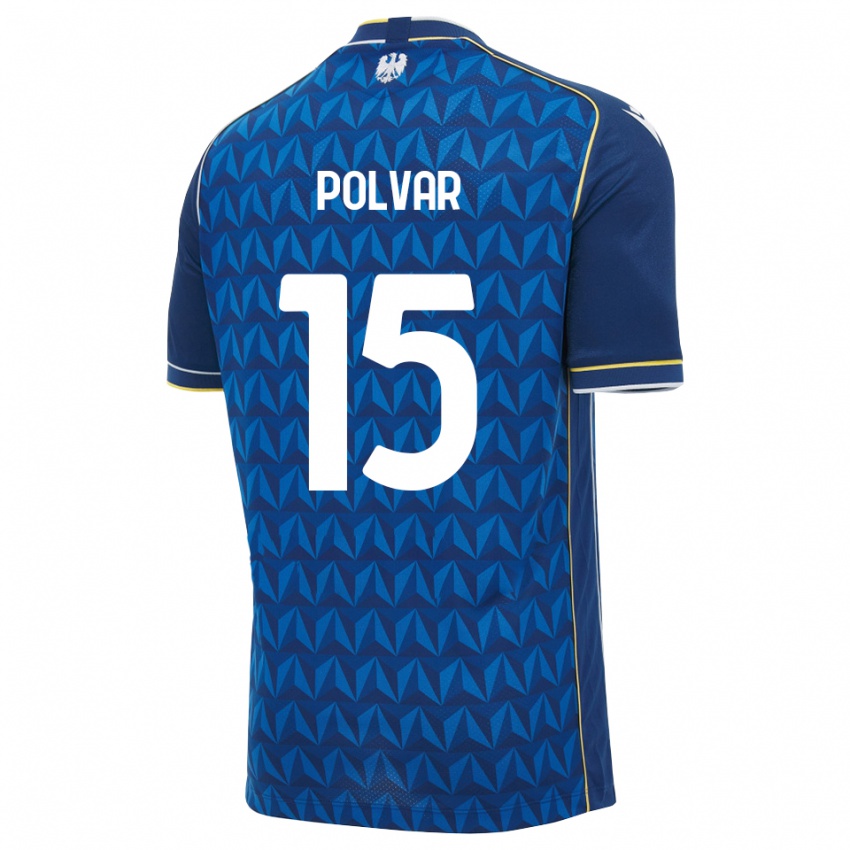 נשים Francesco Polvar #15 כחול מלכותי כחול הרחק ג'רזי 2026/27 חולצה קצרה