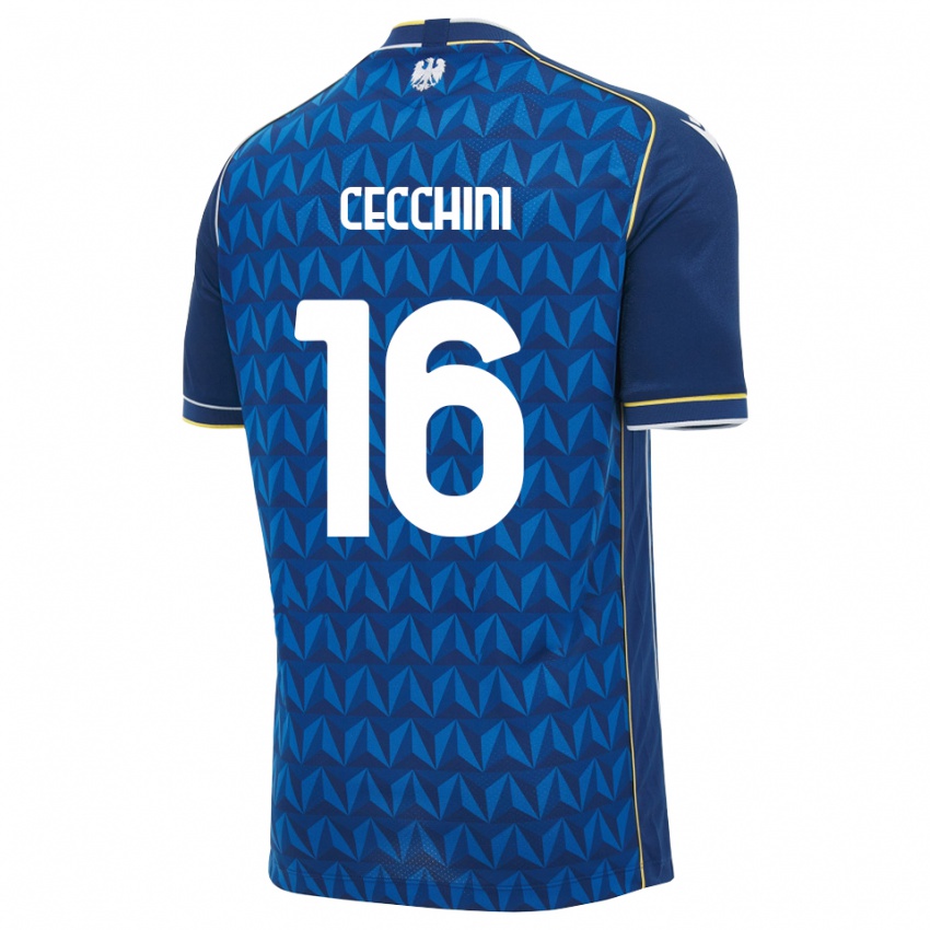 נשים Giorgio Cecchini #16 כחול מלכותי כחול הרחק ג'רזי 2026/27 חולצה קצרה