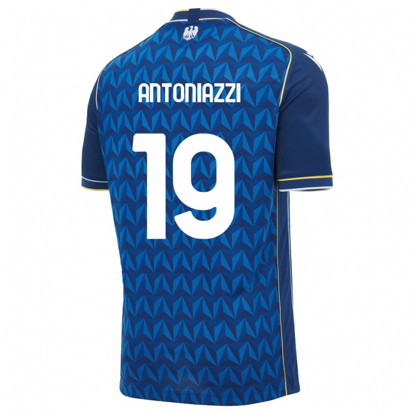 נשים Samuele Antoniazzi #19 כחול מלכותי כחול הרחק ג'רזי 2026/27 חולצה קצרה