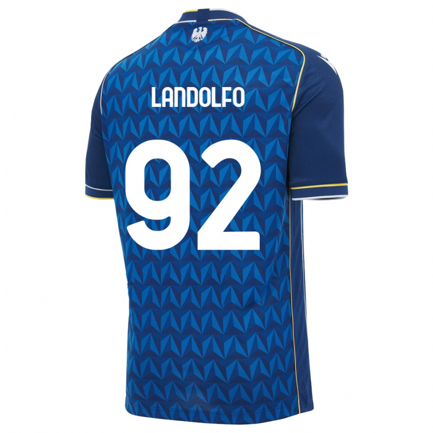 נשים Tommaso Landolfo #92 כחול מלכותי כחול הרחק ג'רזי 2026/27 חולצה קצרה