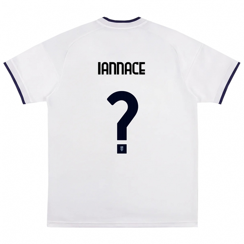 נשים Mattia Iannace #0 לבן אדום כחול מלכותי הרחק ג'רזי 2026/27 חולצה קצרה