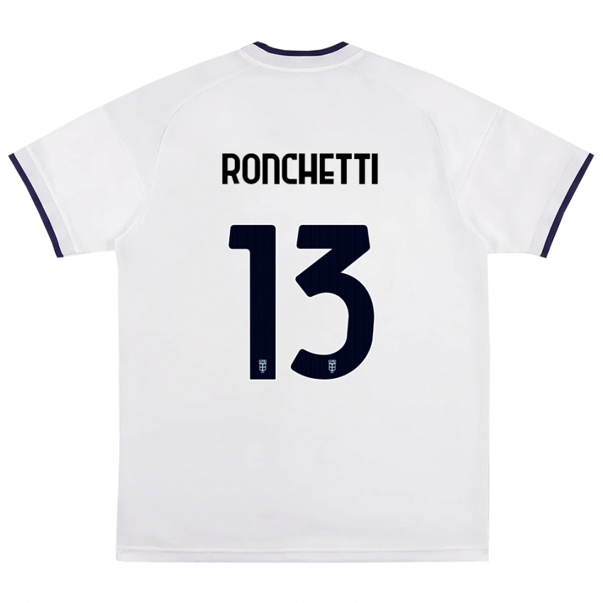 נשים Fabio Ronchetti #13 לבן אדום כחול מלכותי הרחק ג'רזי 2026/27 חולצה קצרה