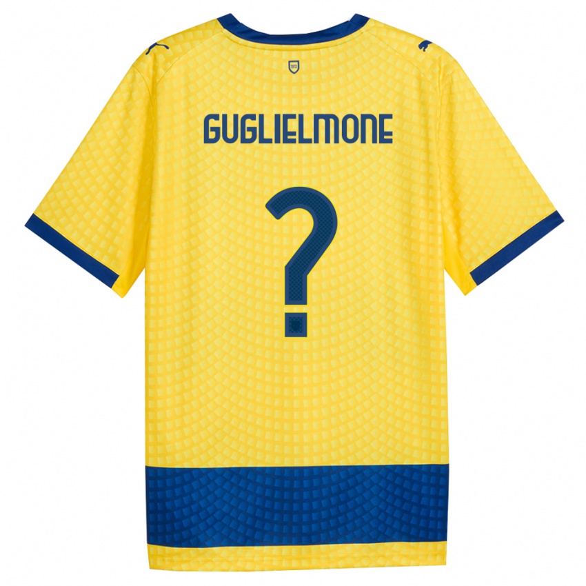 נשים Giovanni Guglielmone #0 צהוב כחול שחור הרחק ג'רזי 2026/27 חולצה קצרה