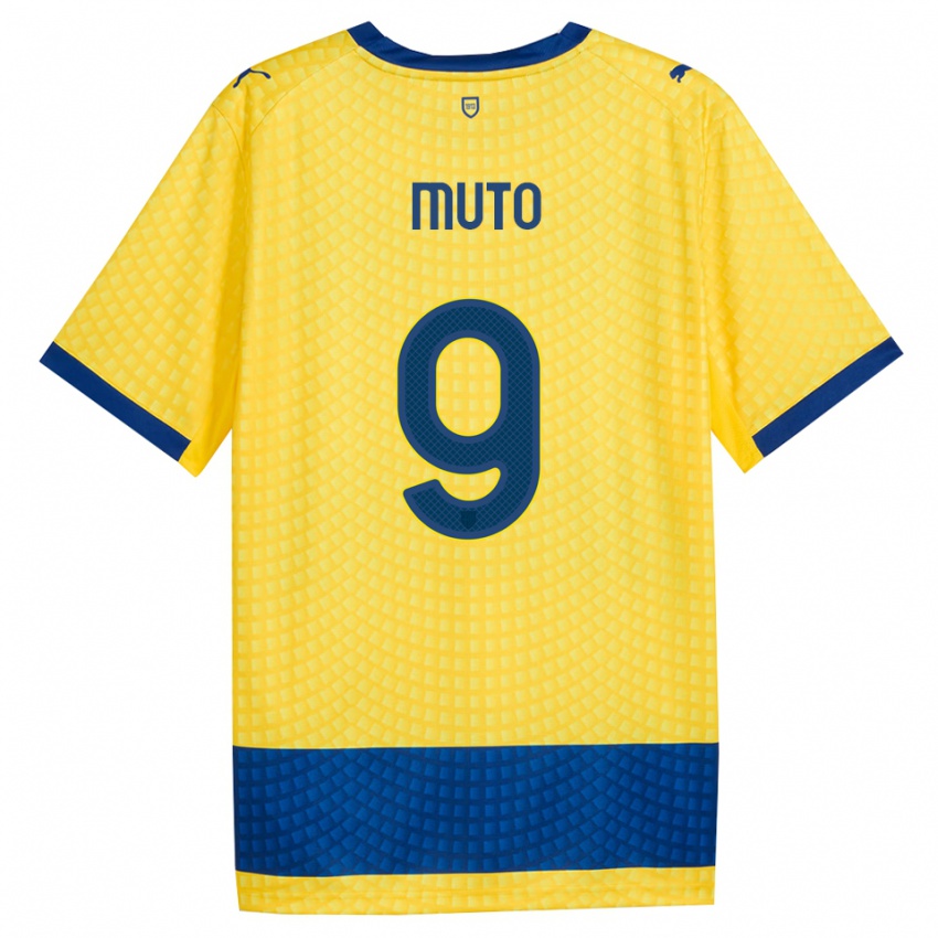 נשים Andrea Muto #9 צהוב כחול שחור הרחק ג'רזי 2026/27 חולצה קצרה