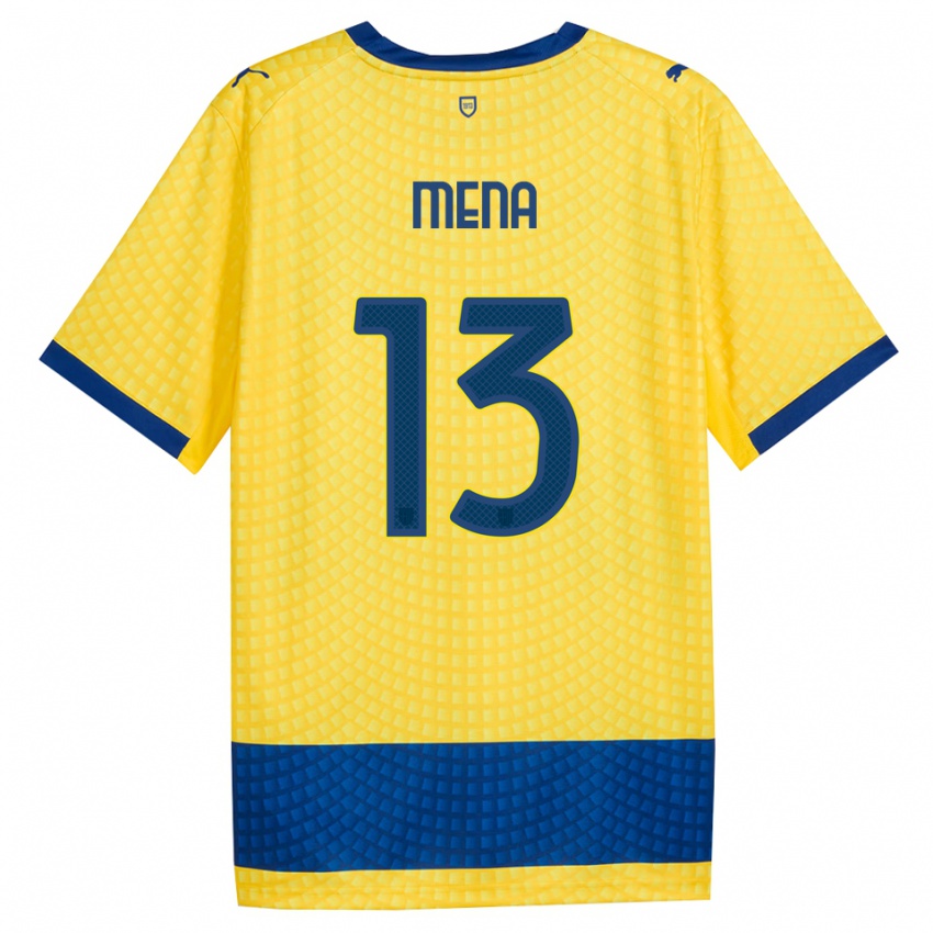 נשים Marlon Mena #13 צהוב כחול שחור הרחק ג'רזי 2026/27 חולצה קצרה