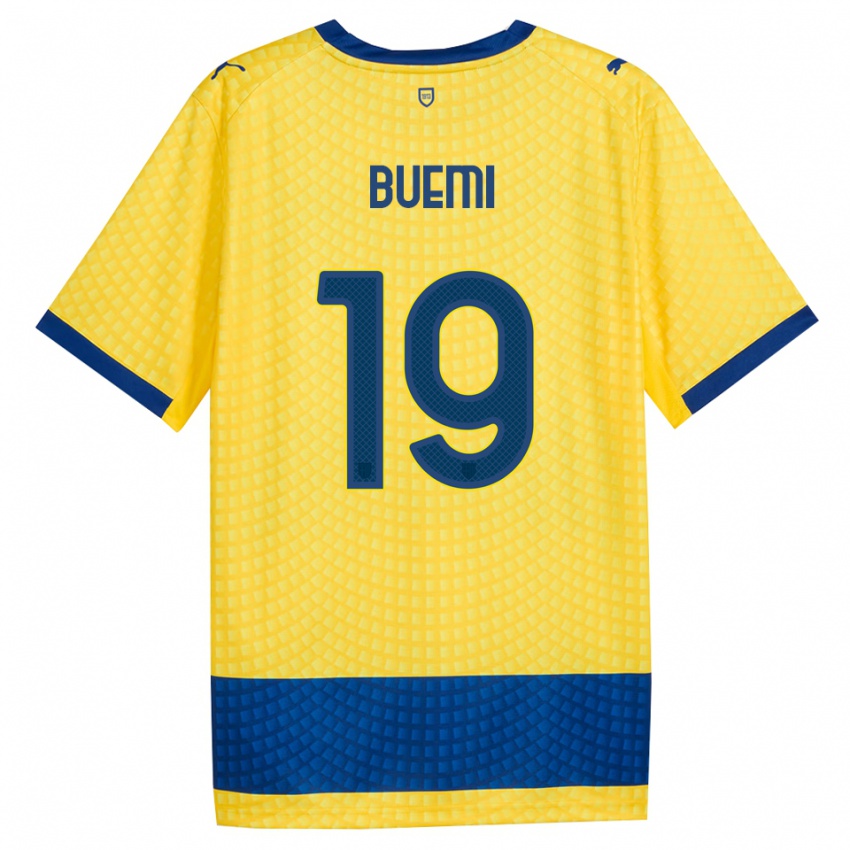 נשים Federico Buemi #19 צהוב כחול שחור הרחק ג'רזי 2026/27 חולצה קצרה