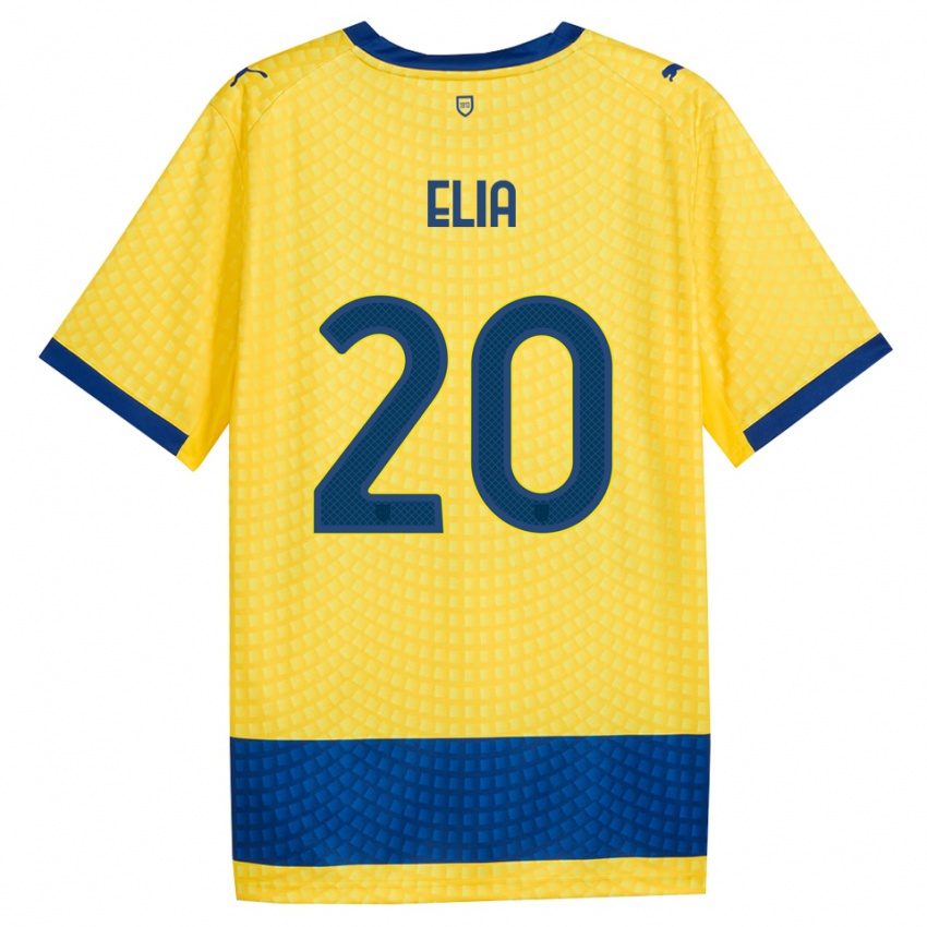 נשים Alessandro Elia #20 צהוב כחול שחור הרחק ג'רזי 2026/27 חולצה קצרה