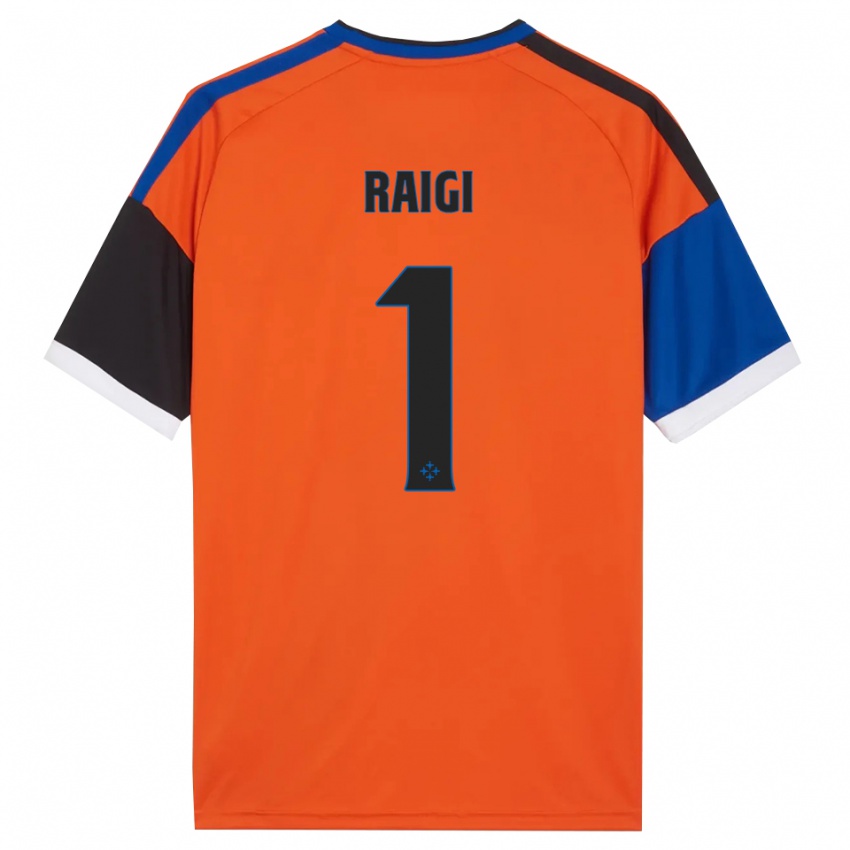 נשים Francesco Raigi #1 כתום כחול שחור לבן הרחק ג'רזי 2026/27 חולצה קצרה