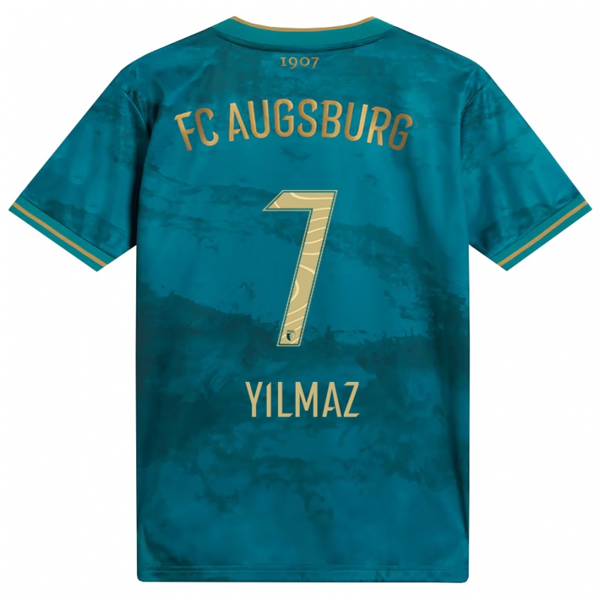נשים Eren Yılmaz #7 ירוק חום הרחק ג'רזי 2026/27 חולצה קצרה