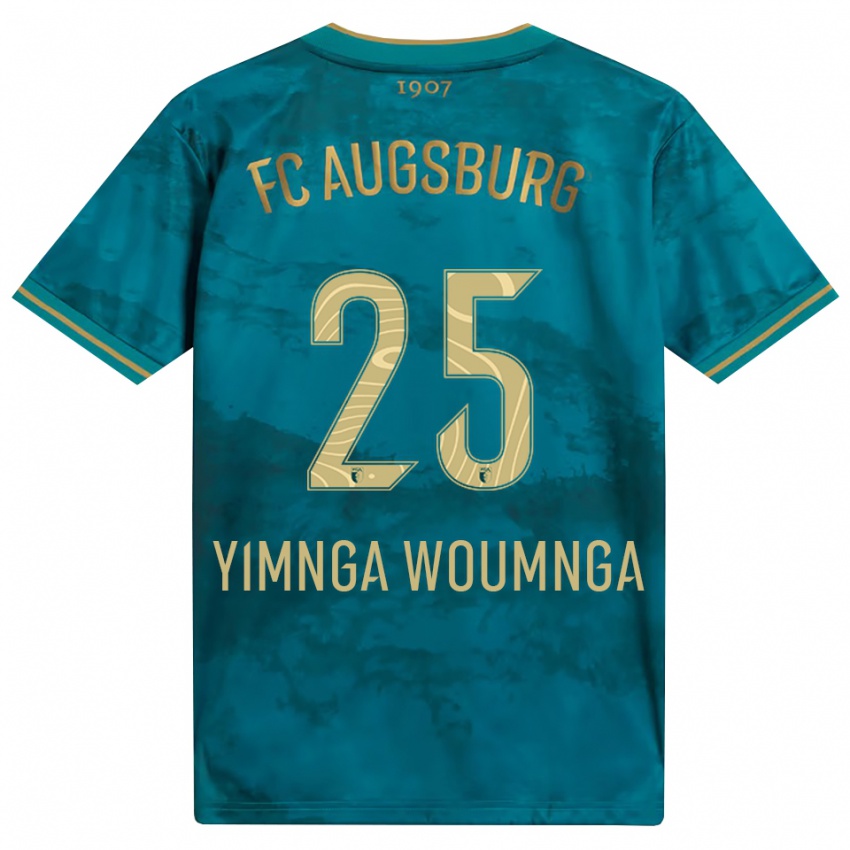 נשים Batkam Yimnga Woumnga #25 ירוק חום הרחק ג'רזי 2026/27 חולצה קצרה