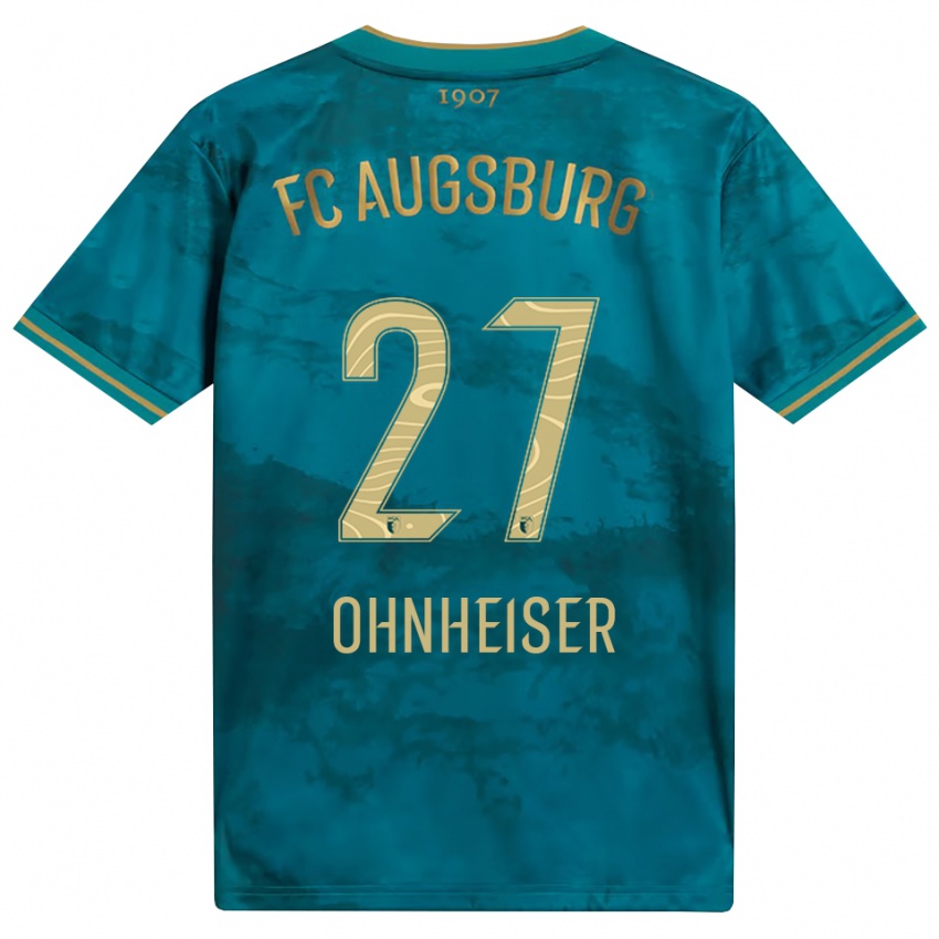 נשים Nico Ohnheiser #27 ירוק חום הרחק ג'רזי 2026/27 חולצה קצרה