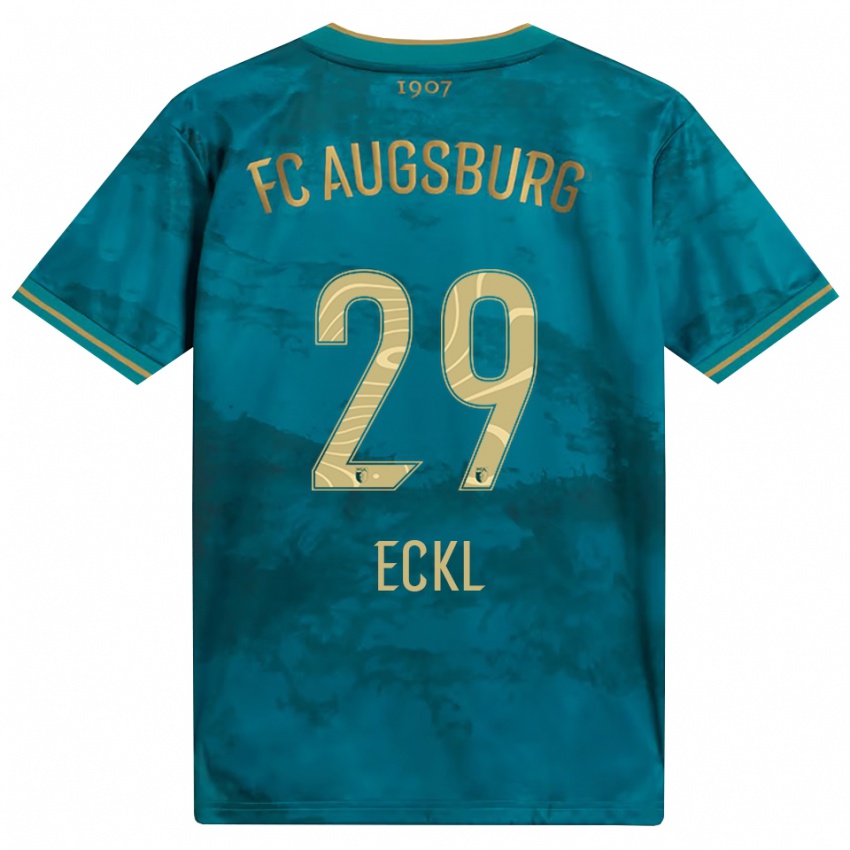 נשים Florian Eckl #29 ירוק חום הרחק ג'רזי 2026/27 חולצה קצרה