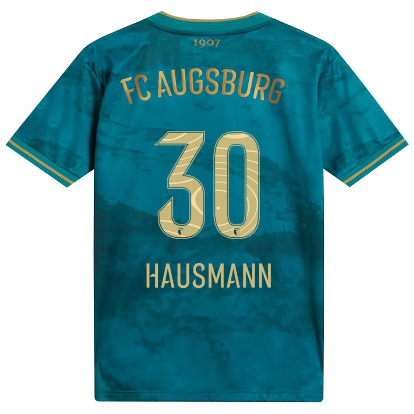 נשים Daniel Hausmann #30 ירוק חום הרחק ג'רזי 2026/27 חולצה קצרה